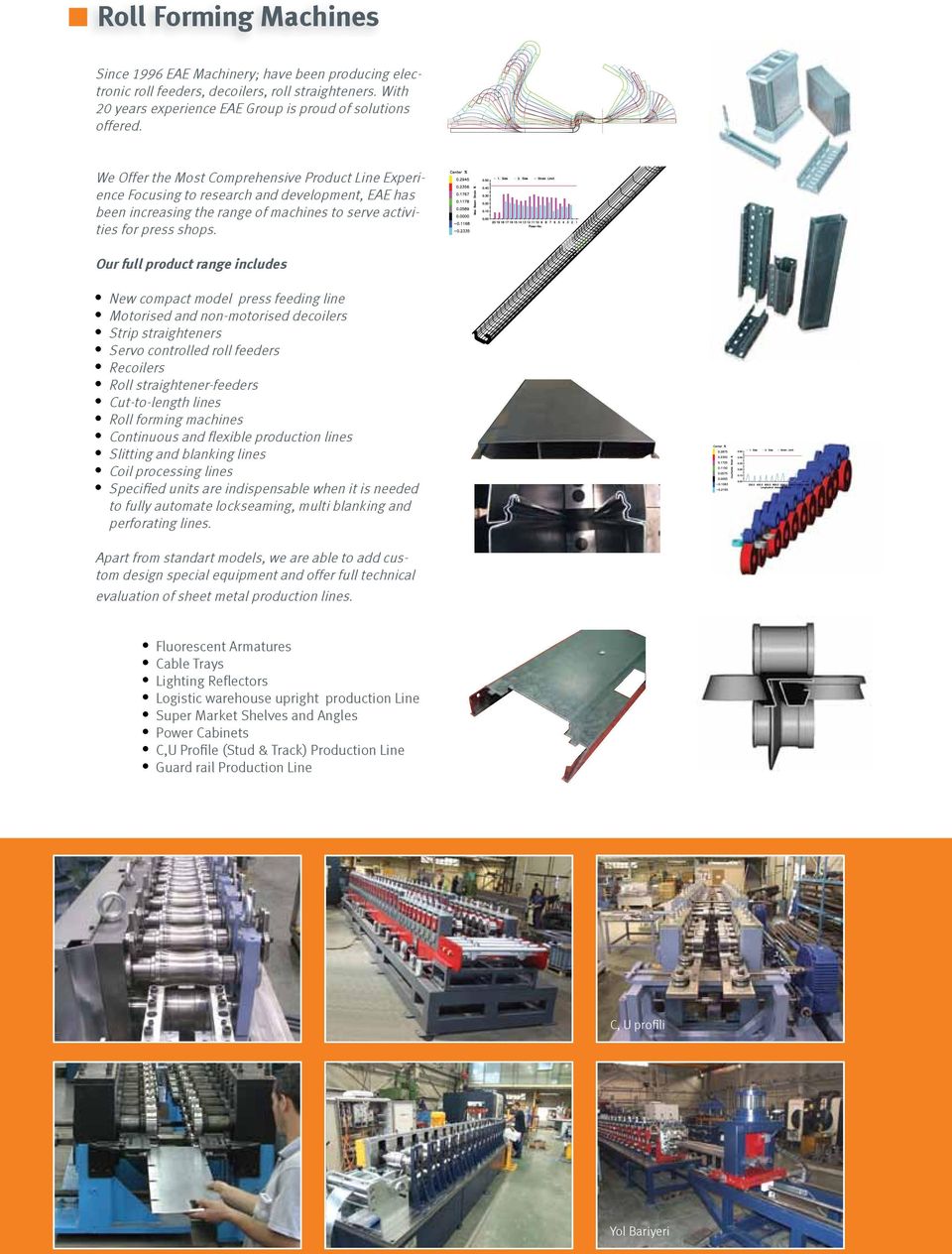 Our full product range includes New compact model press feeding line Motorised and non-motorised decoilers Strip straighteners Servo controlled roll feeders Recoilers Roll straightener-feeders