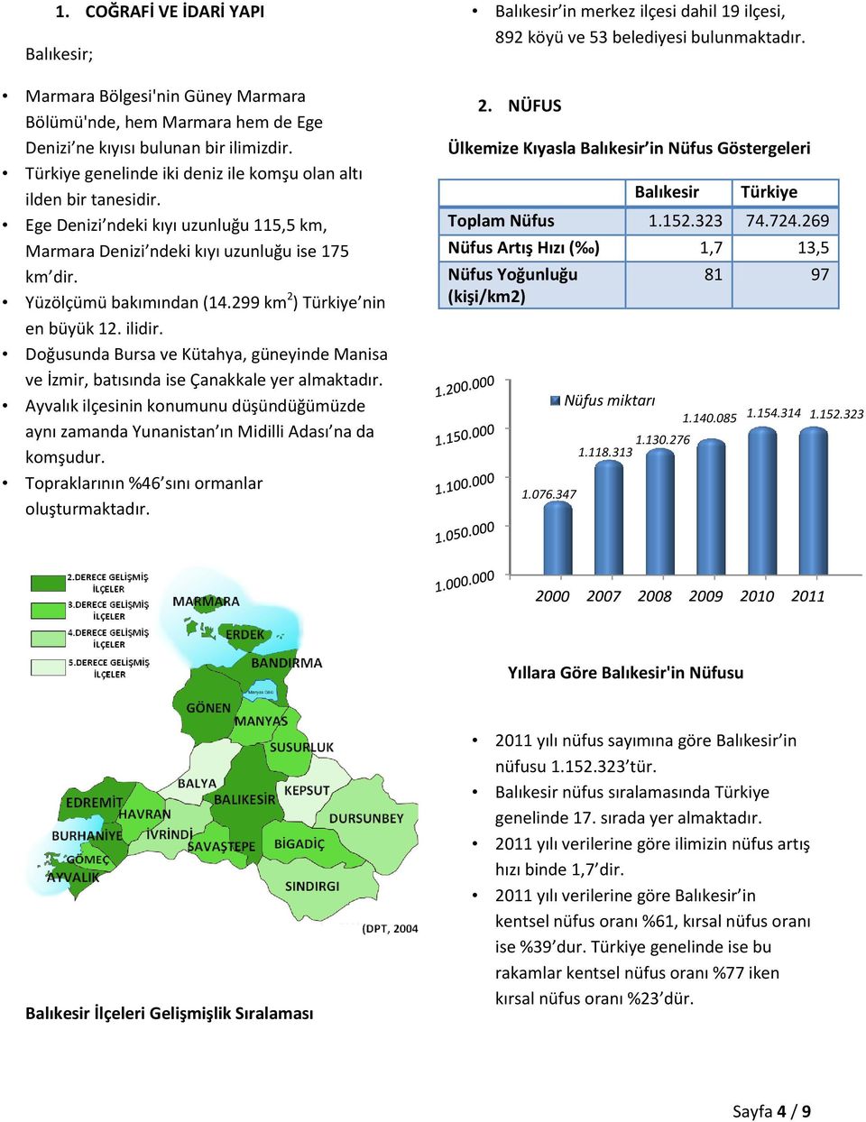 299 km 2 ) Türkiye nin en büyük 12. ilidir. Doğusunda Bursa ve Kütahya, güneyinde Manisa ve İzmir, batısında ise Çanakkale yer almaktadır.