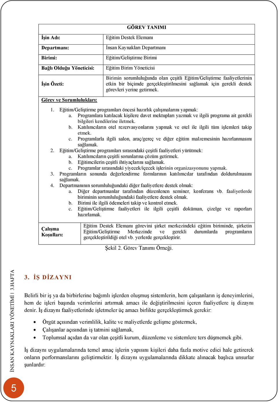 Eğitim/Geliştirme programları öncesi hazırlık çalışmalarını yapmak: a. Programlara katılacak kişilere davet mektupları yazmak ve ilgili programa ait gerekli bi