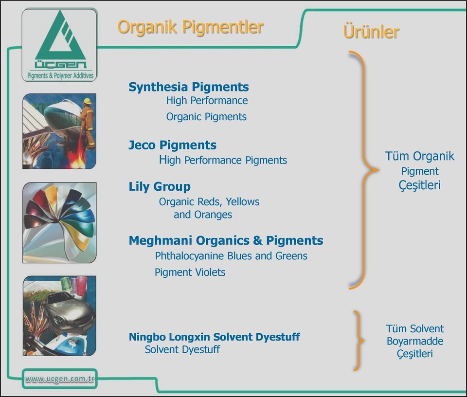 Organik Pigment Çeşitleri Meghmani Organics & Pigments Phthalocyanine Blues and Greens