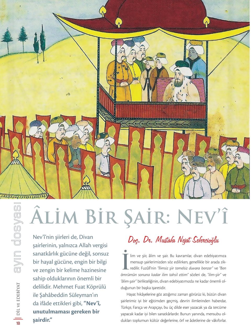 Âlim Bir Şair: Nev î. Doç. Dr. Mustafa Nejat Sefercioğlu - PDF Ücretsiz  indirin