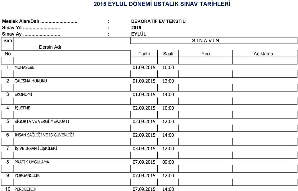 PRATİK UYGULAMA 07.09.