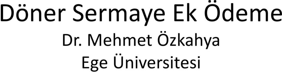Mehmet Özkahya