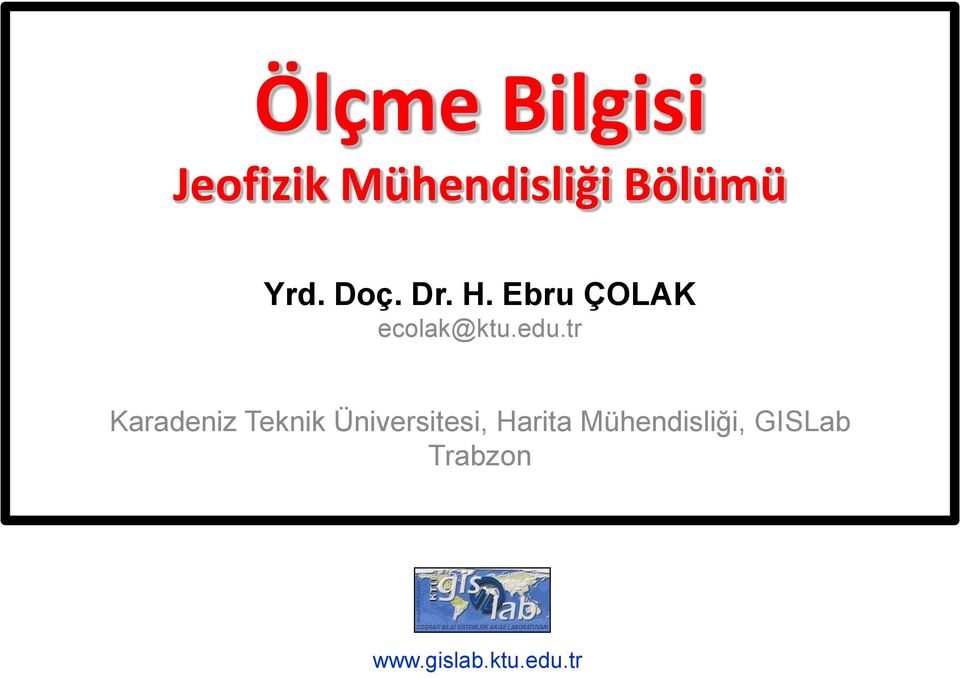tr Karadeniz Teknik Üniversitesi, Harita