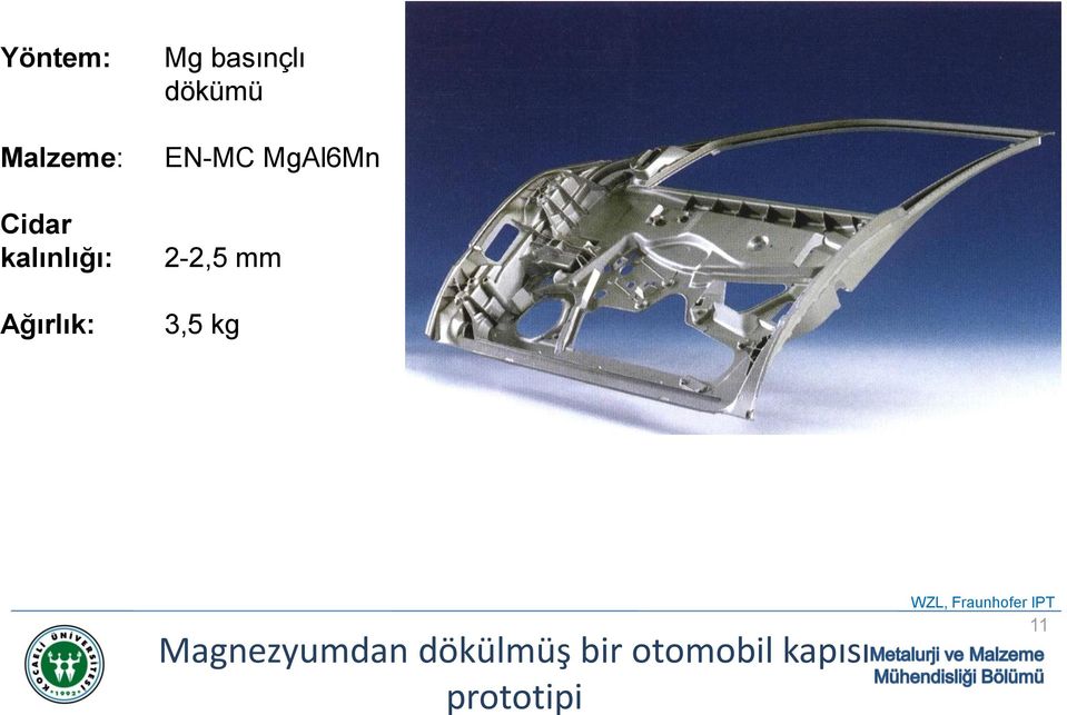 MgAl6Mn 2-2,5 mm 3,5 kg Magnezyumdan