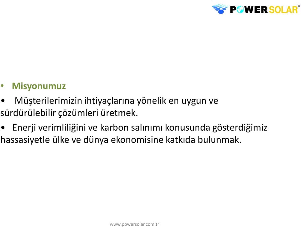 Enerji verimliliğini ve karbon salınımı konusunda