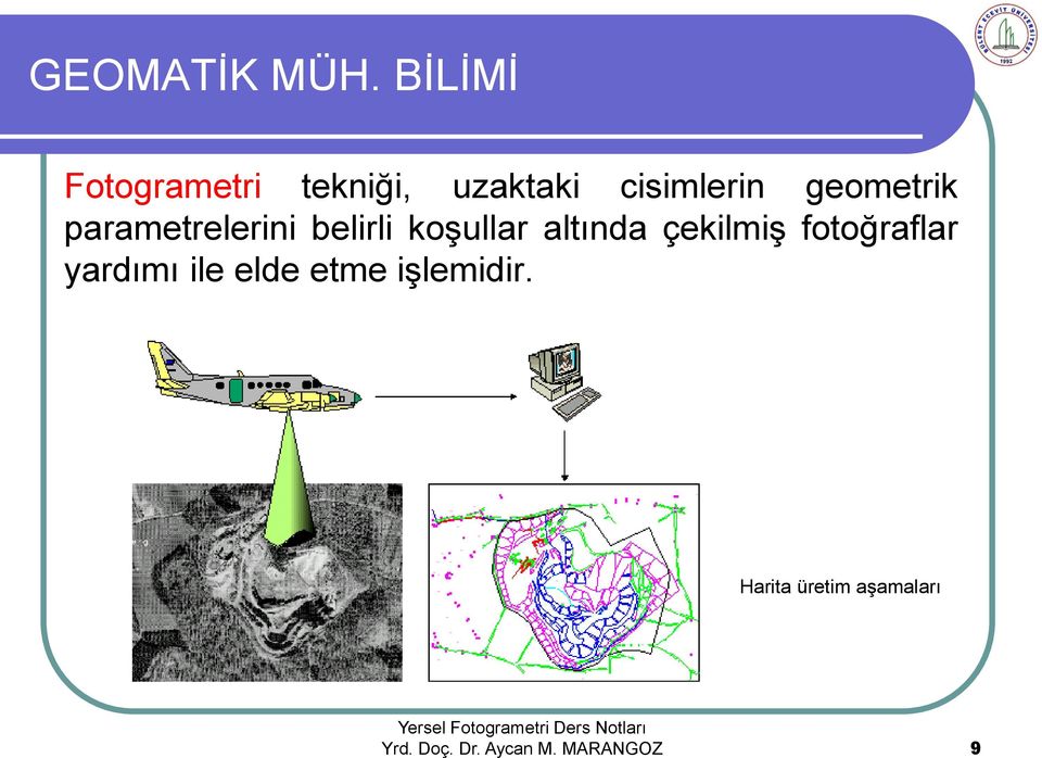 geometrik parametrelerini belirli koşullar altında