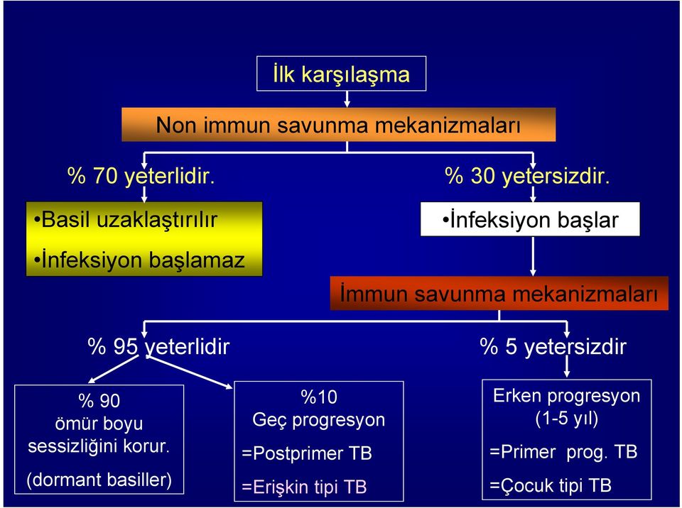 mekanizmaları % 5 yetersizdir % 90 ömür boyu sessizliğini korur.