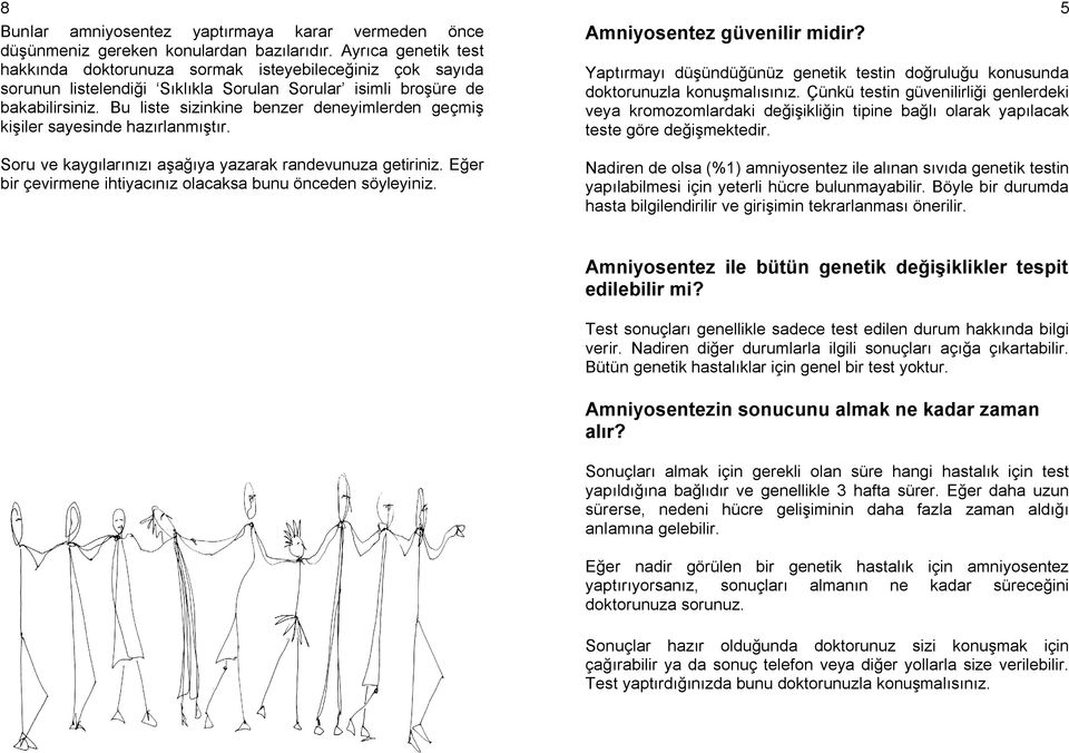 Bu liste sizinkine benzer deneyimlerden geçmiş kişiler sayesinde hazırlanmıştır. Soru ve kaygılarınızı aşağıya yazarak randevunuza getiriniz.