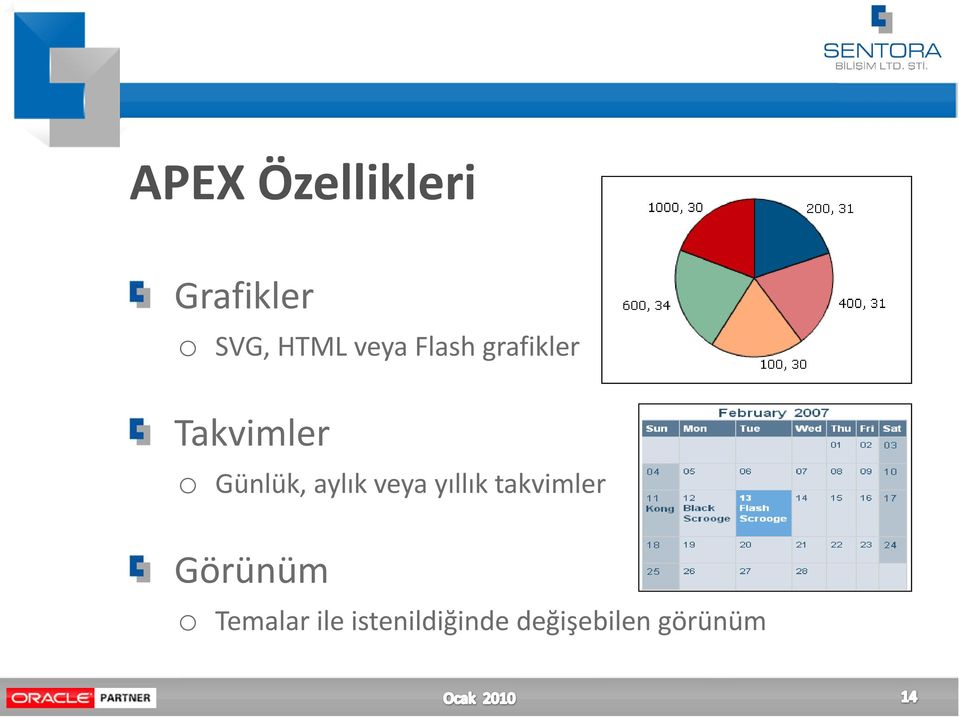 aylık veya yıllık takvimler Görünüm o