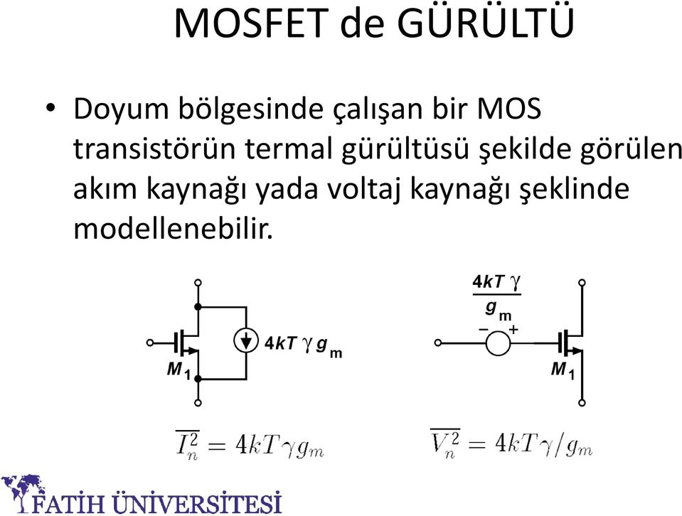 gürültüsü şekilde görülen akım kaynağı