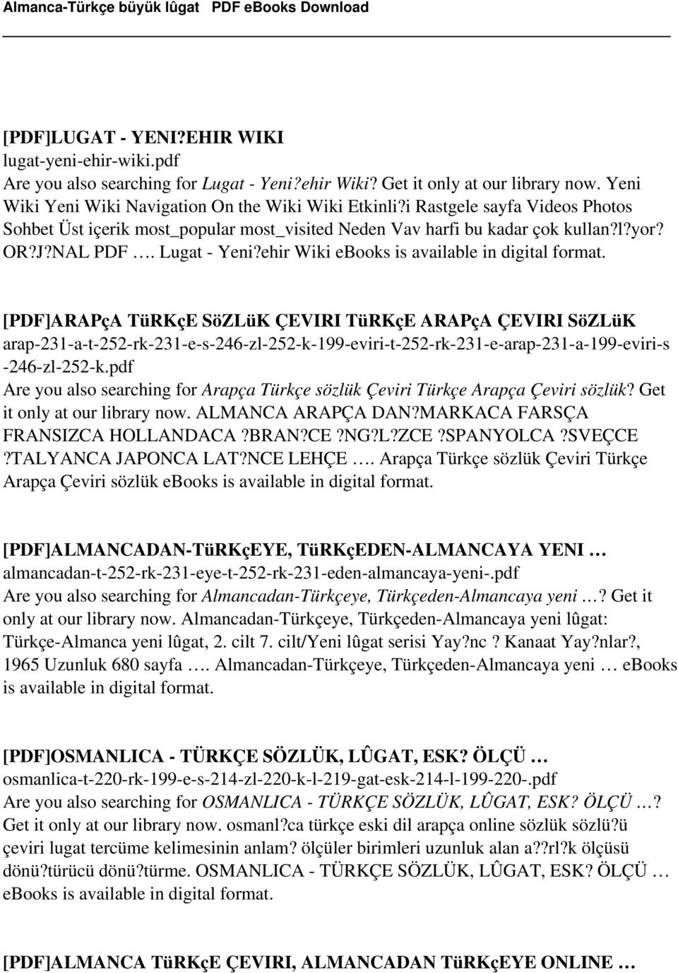 [PDF]ARAPçA TüRKçE SöZLüK ÇEVIRI TüRKçE ARAPçA ÇEVIRI SöZLüK arap-231-a-t-252-rk-231-e-s-246-zl-252-k-199-eviri-t-252-rk-231-e-arap-231-a-199-eviri-s -246-zl-252-k.