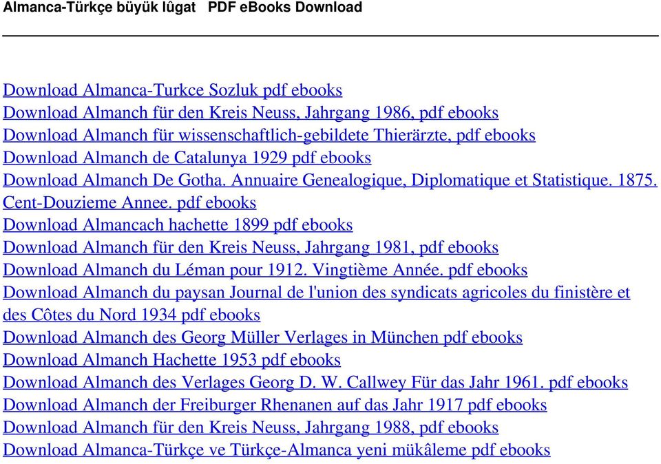 wissenschaftlich-gebildete Thierärzte, pdf ebooks Download Almanch de Catalunya 1929 pdf ebooks Download Almanch De Gotha. Annuaire Genealogique, Diplomatique et Statistique. 1875.