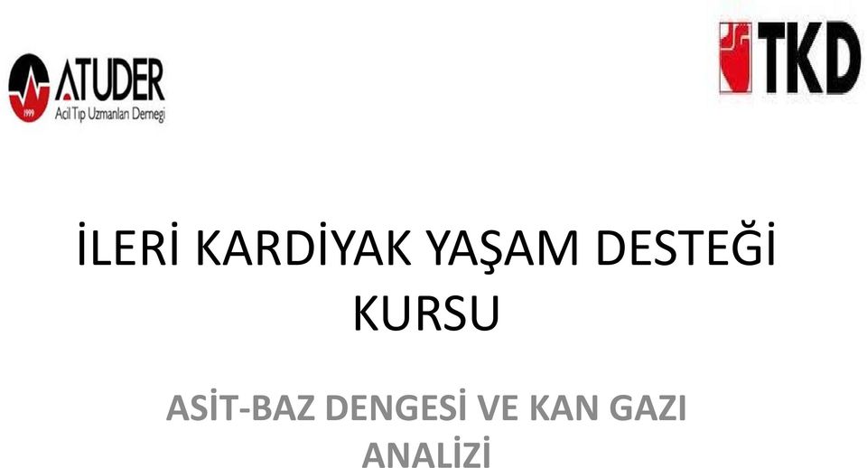 KURSU ASİT-BAZ