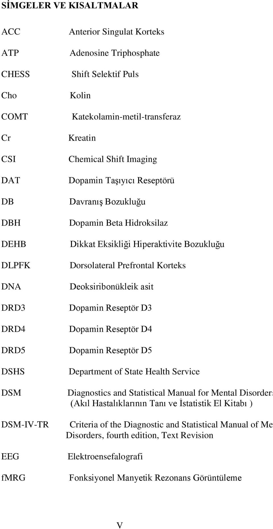 Korteks Deoksiribonükleik asit Dopamin Reseptör D3 Dopamin Reseptör D4 Dopamin Reseptör D5 Department of State Health Service Diagnostics and Statistical Manual for Mental Disorders (Akıl
