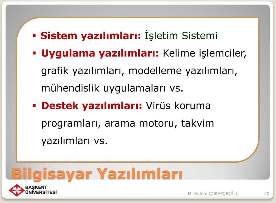 mühendislik uygulamaları vs.