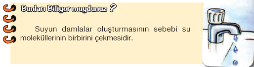 Madde sıvı hâlden gaz hâle geçerken tanecikler arasındaki çekim kuvvetleri etkisini kaybeder ve tanecikler