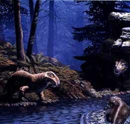 ZAMAN DEVİR OLAYLAR 2. ZAMAN MEZOZOİK (170 Milyon) Kretase Jura Trias Dinozorlar bu devirde ortaya çıkmıştır.