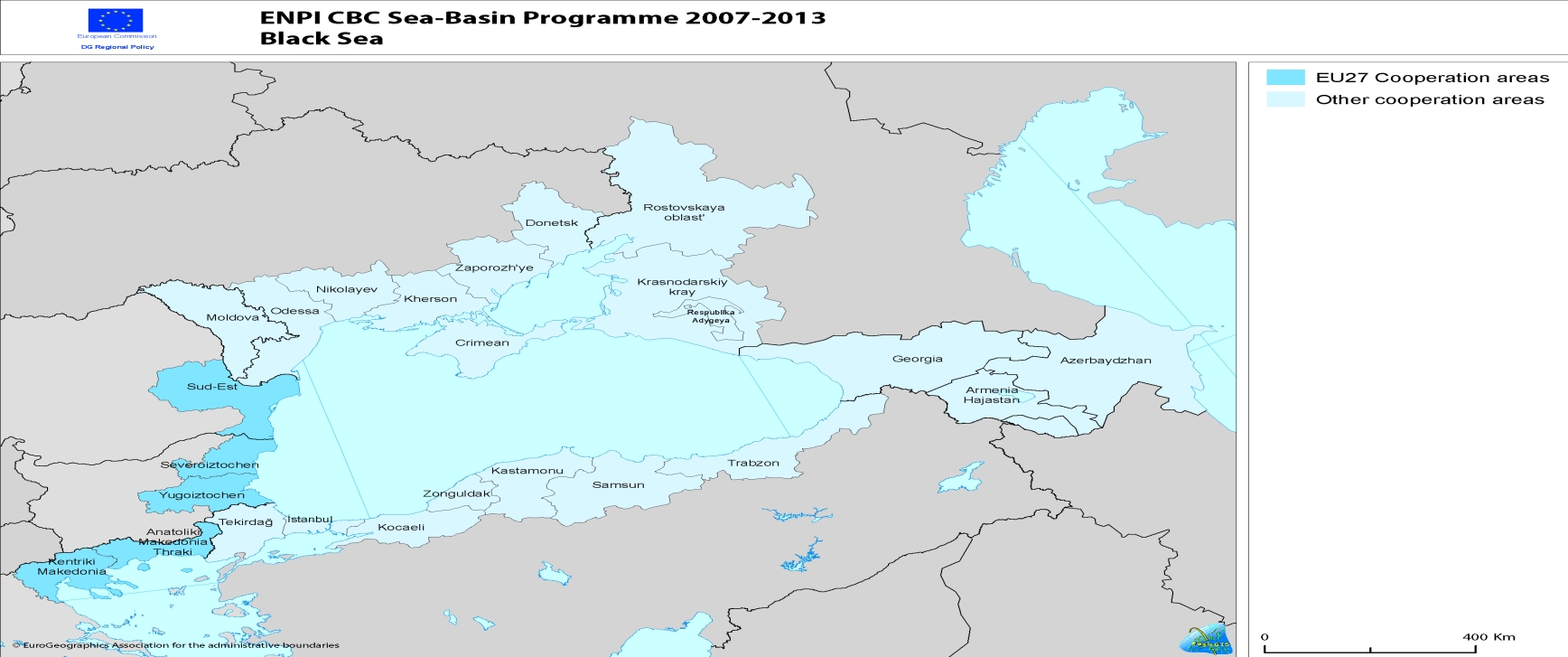 Program Alanı Bulgaristan: Severoiztochen, Yugoiztochen; Yunanistan: Orta Makedonya, Doğu Makedonya-Batı Trakya; Romanya: Güneydoğu bölgesi;