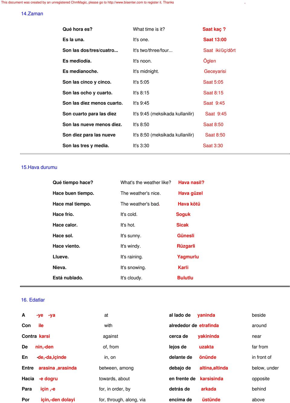ispanyolca ders notlari 2008 Dervish - PDF Ücretsiz indirin