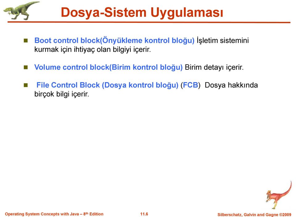 Volume control block(birim kontrol bloğu) Birim detayı içerir.