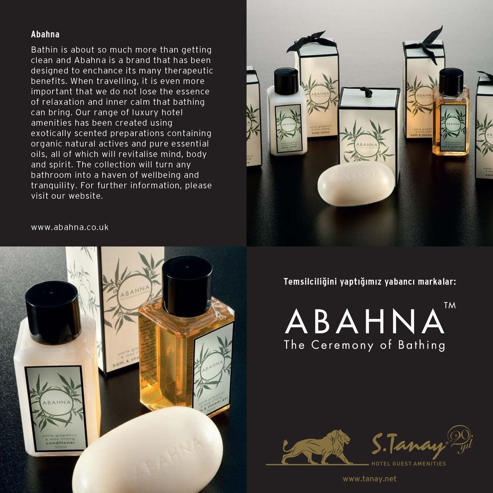 Our range of luxury hotel amenities has been created using exotically scented preparations containing organic natural actives and pure essential oils, all of which