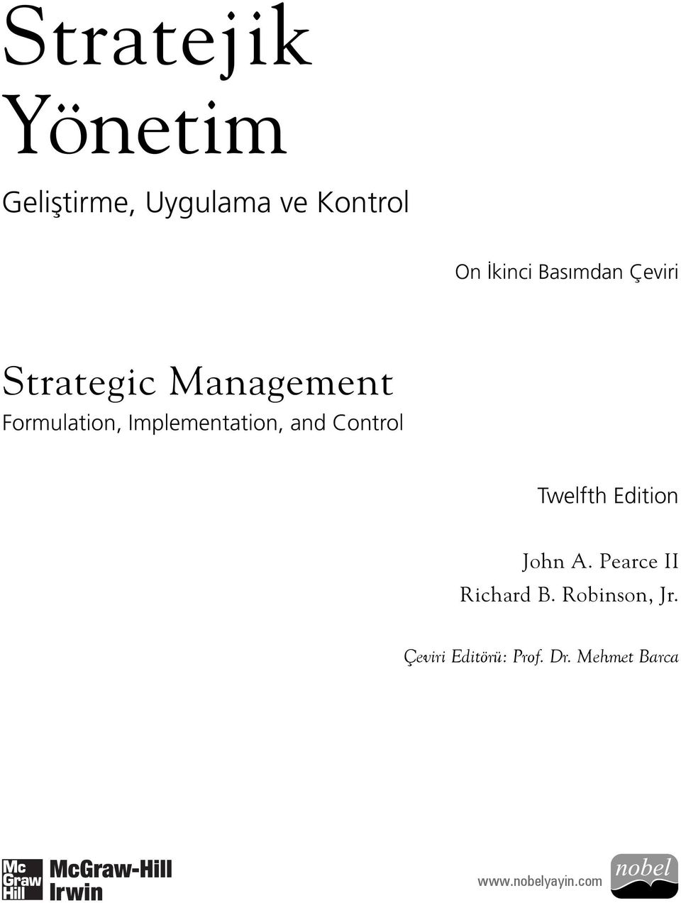 Implementation, and Control Twelfth Edition John A.