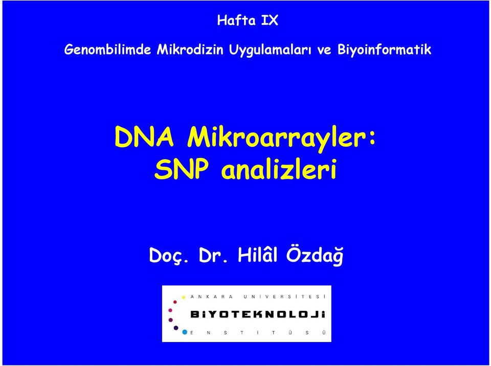 iyoinformatik Analiz DNA