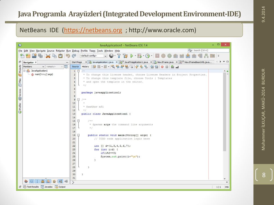 Environment-IDE) NetBeans IDE