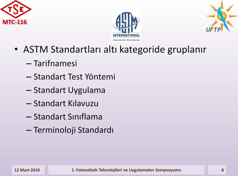 Kılavuzu Standart Sınıflama Terminoloji Standardı 12