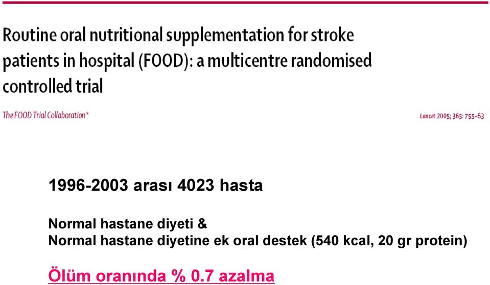 diyetine ek oral destek (540 kcal,