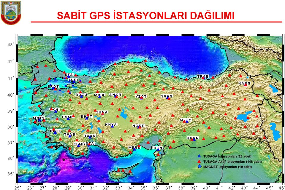 TUSAGA-Aktif İstasyonları (146