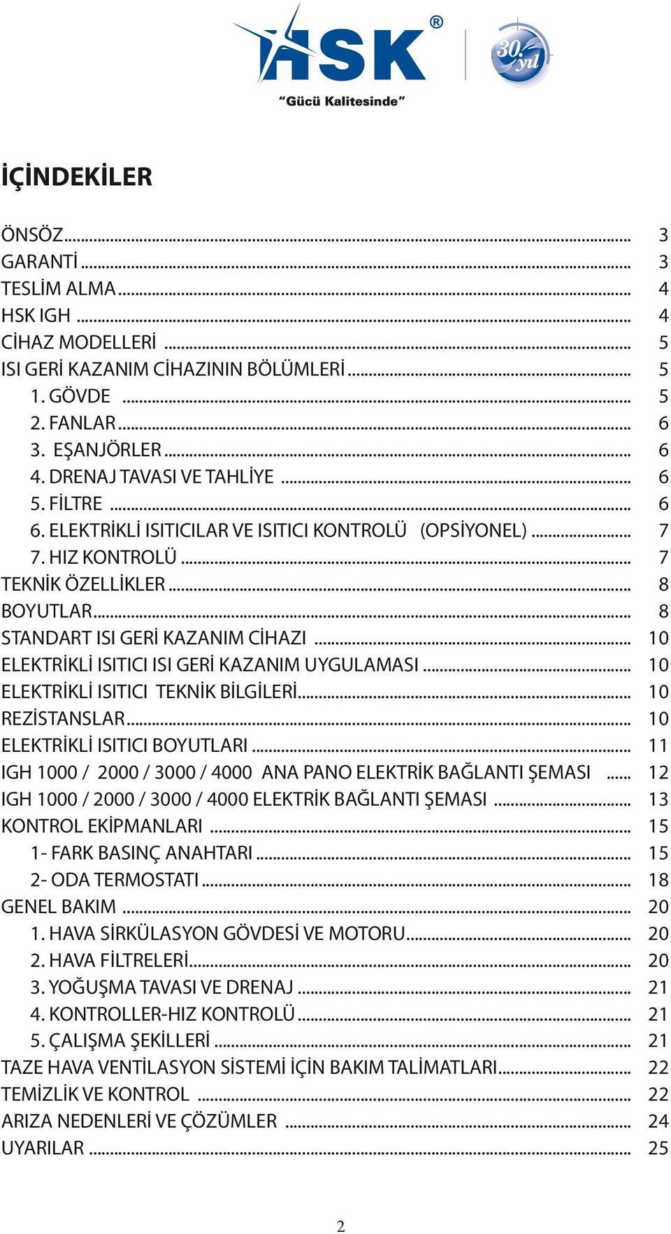 .. 10 ELEKTRİKLİ ISITICI ISI GERİ KAZANIM UYGULAMASI... 10 ELEKTRİKLİ ISITICI TEKNİK BİLGİLERİ... 10 REZİSTANSLAR... 10 ELEKTRİKLİ ISITICI BOYUTLARI.