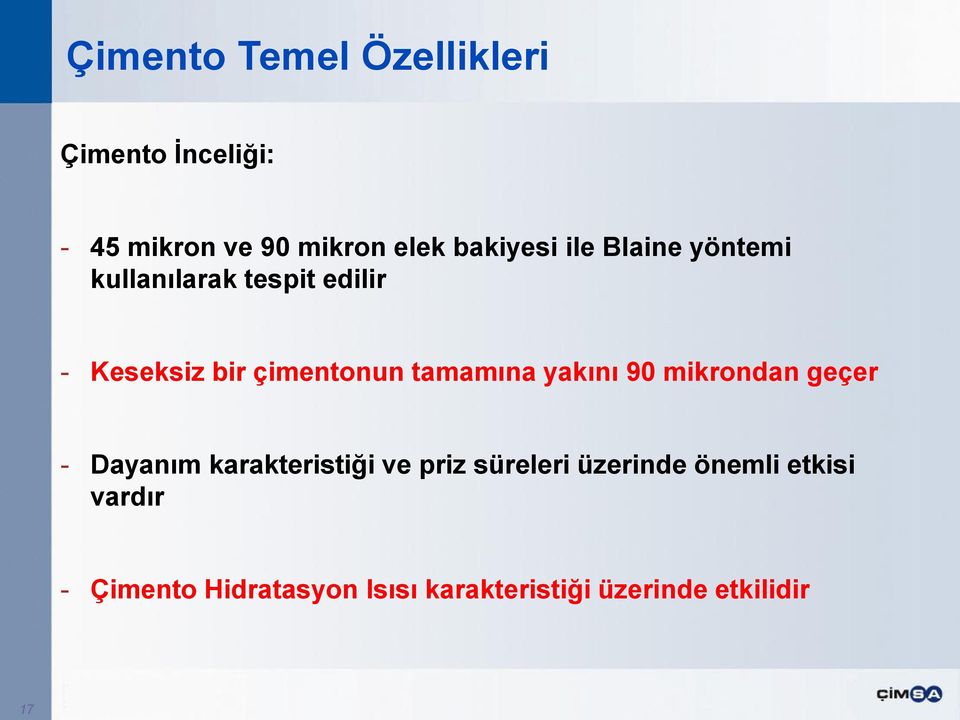 Çimento Araştırma ve Uygulama Merkezi ÇİMENTO KALİTE KONTROL PARAMETRELERİ  VE BETON ÜZERİNDEKİ ETKİLERİ - PDF Ücretsiz indirin