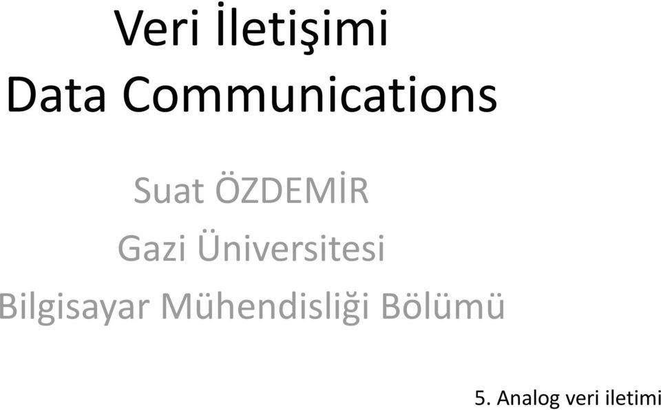 Gazi Üniversitesi Bilgisayar