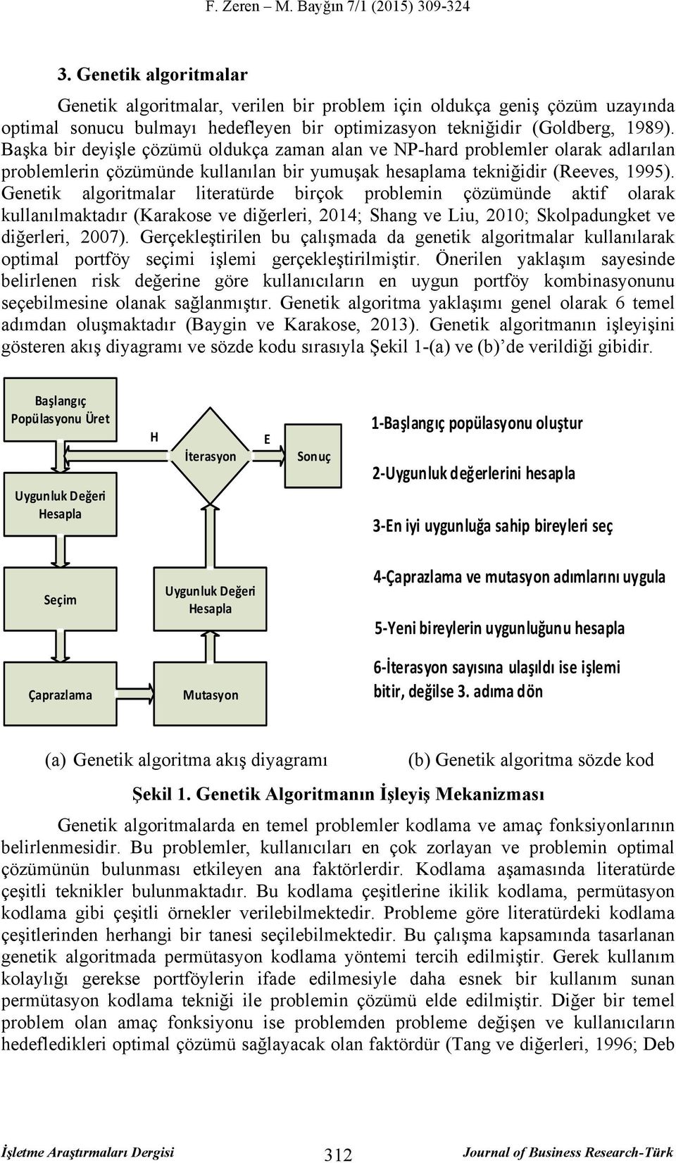 Genetik algoritmalar literatürde birçok problemin çözümünde aktif olarak kullanılmaktadır (Karakose ve diğerleri, 2014; Shang ve Liu, 2010; Skolpadungket ve diğerleri, 2007).