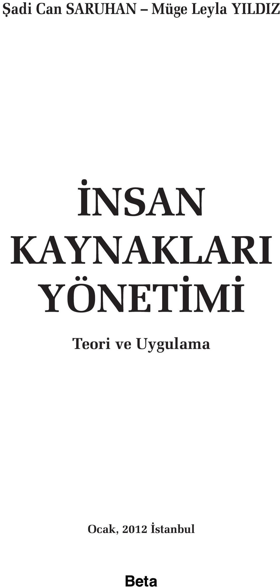 KAYNAKLARI YÖNETİMİ