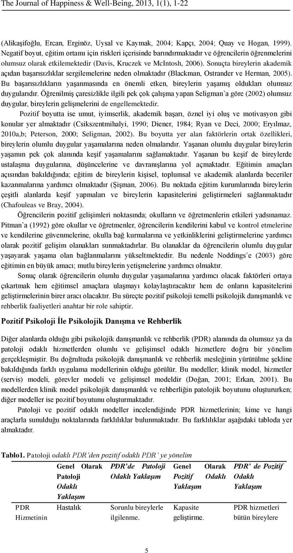 Sonuçta bireylerin akademik açıdan başarısızlıklar sergilemelerine neden olmaktadır (Blackman, Ostrander ve Herman, 2005).