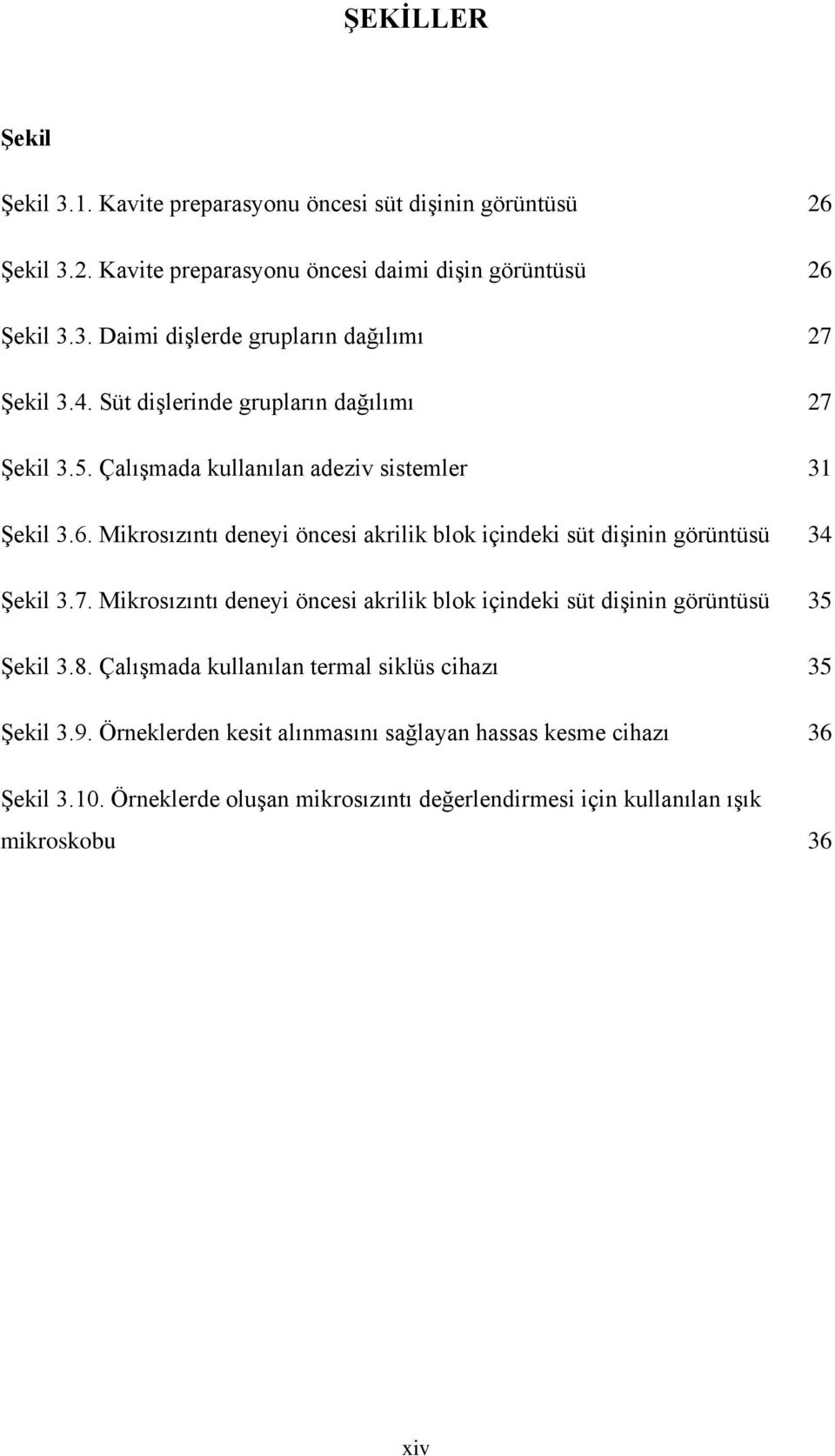 Mikrosızıntı deneyi öncesi akrilik blok içindeki süt dişinin görüntüsü 34 Şekil 3.7. Mikrosızıntı deneyi öncesi akrilik blok içindeki süt dişinin görüntüsü 35 Şekil 3.8.