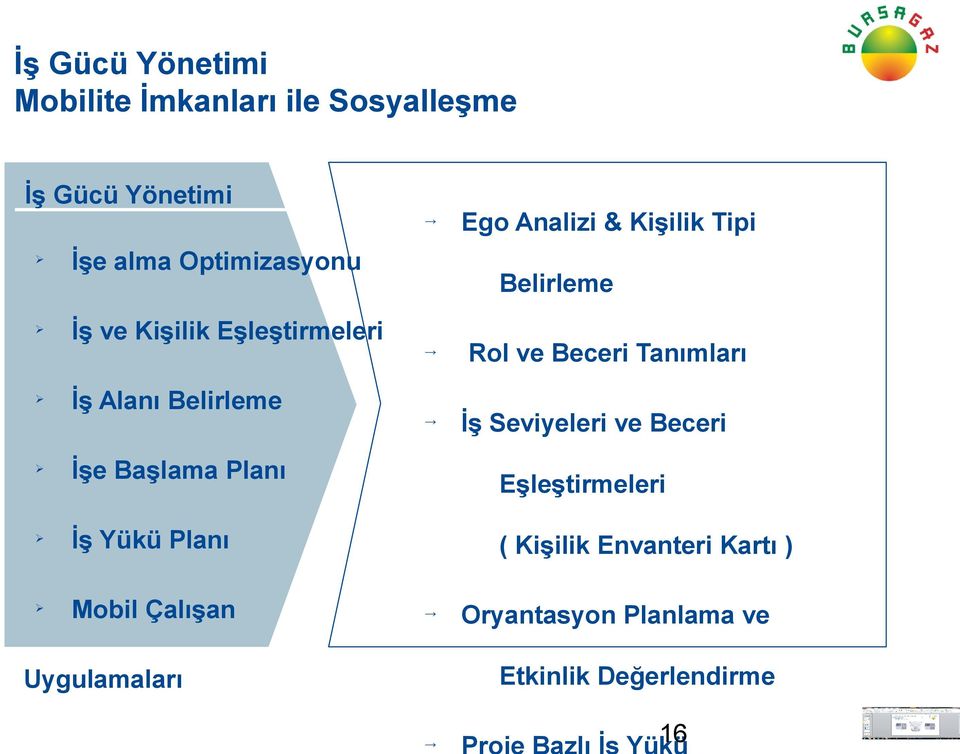 Mobil Çalışan Ego Analizi & Kişilik Tipi Rol ve Beceri Tanımları İş Seviyeleri ve Beceri