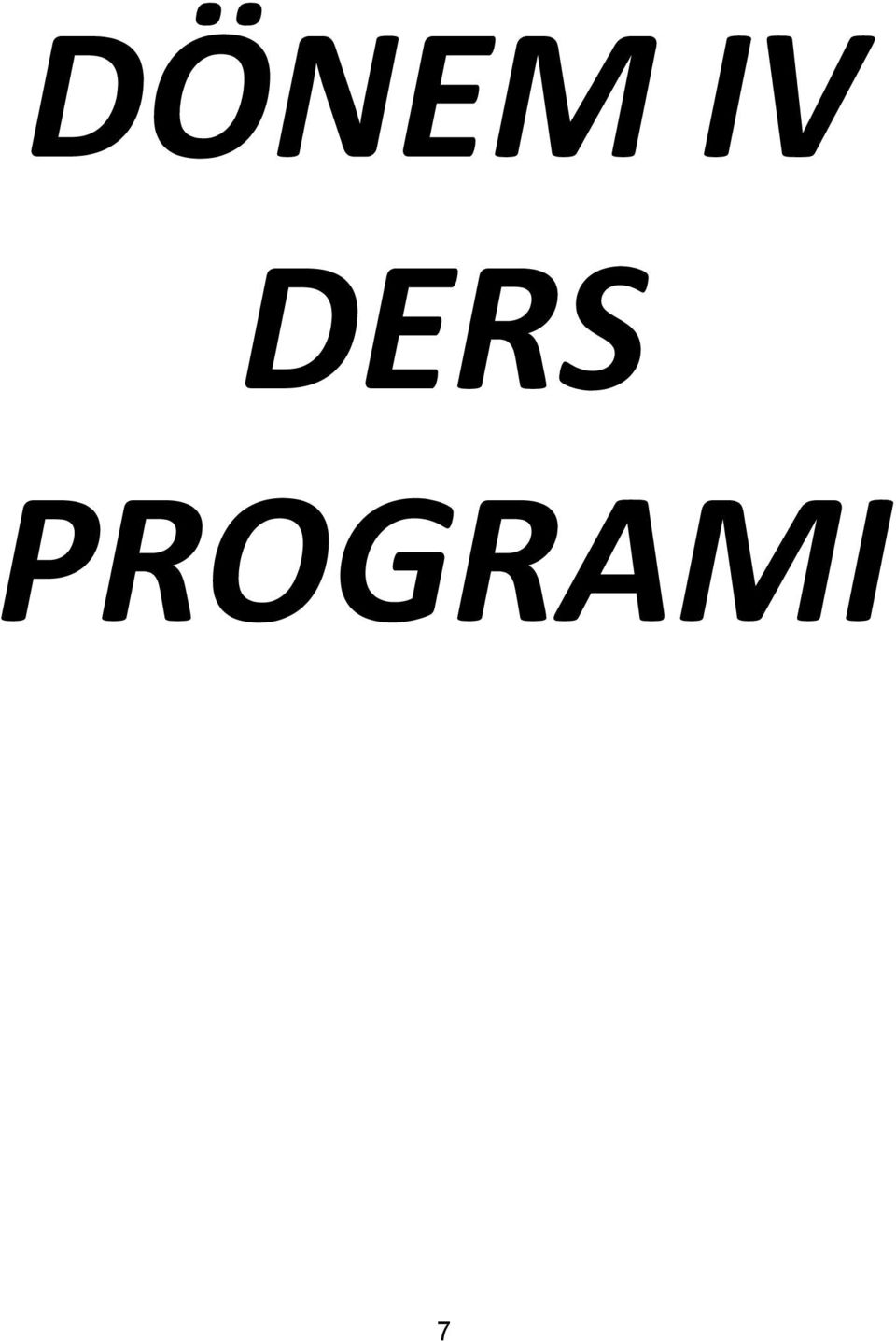 PROGRAMI