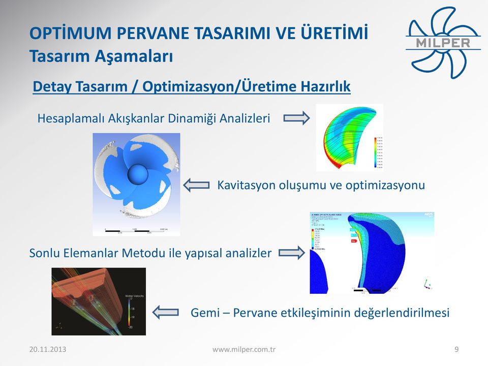 optimizasyonu Sonlu Elemanlar Metodu ile yapısal analizler Gemi