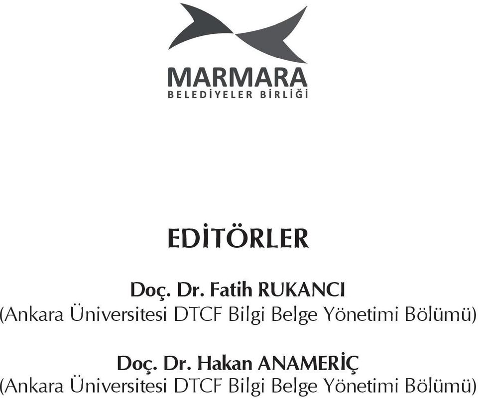 Bilgi Belge Yönetimi Bölümü) doç. dr.