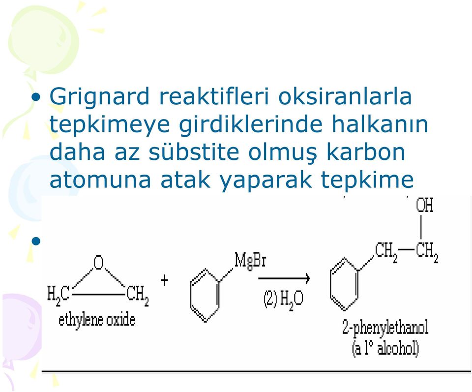 daha az sübstite olmuş karbon