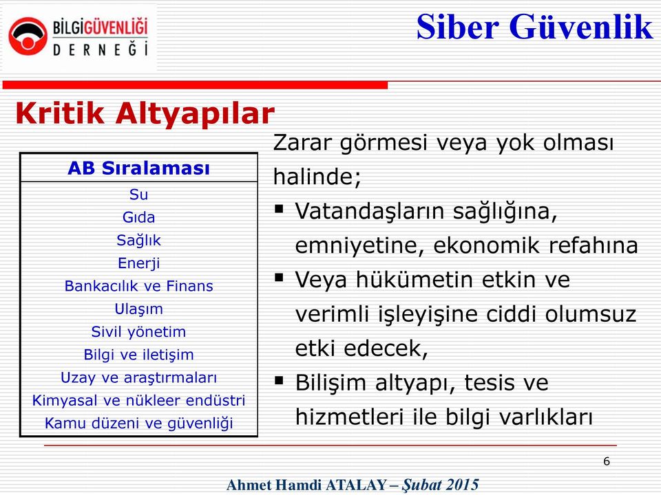 Zarar görmesi veya yok olması halinde; Vatandaşların sağlığına, emniyetine, ekonomik refahına Veya