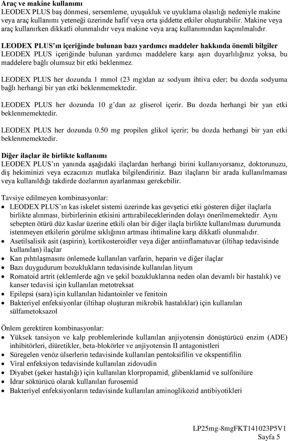 KULLANMA TALİMATI. LEODEX PLUS 25 mg/8 mg film kaplı tablet - PDF Free  Download