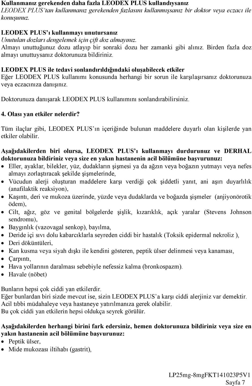 KULLANMA TALİMATI. LEODEX PLUS 25 mg/8 mg film kaplı tablet - PDF Free  Download
