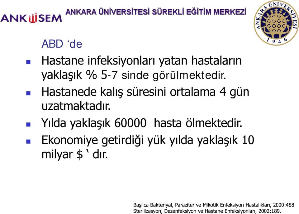 Ekonomiye getirdiği yük yılda yaklaşık 10 milyar $ dır.