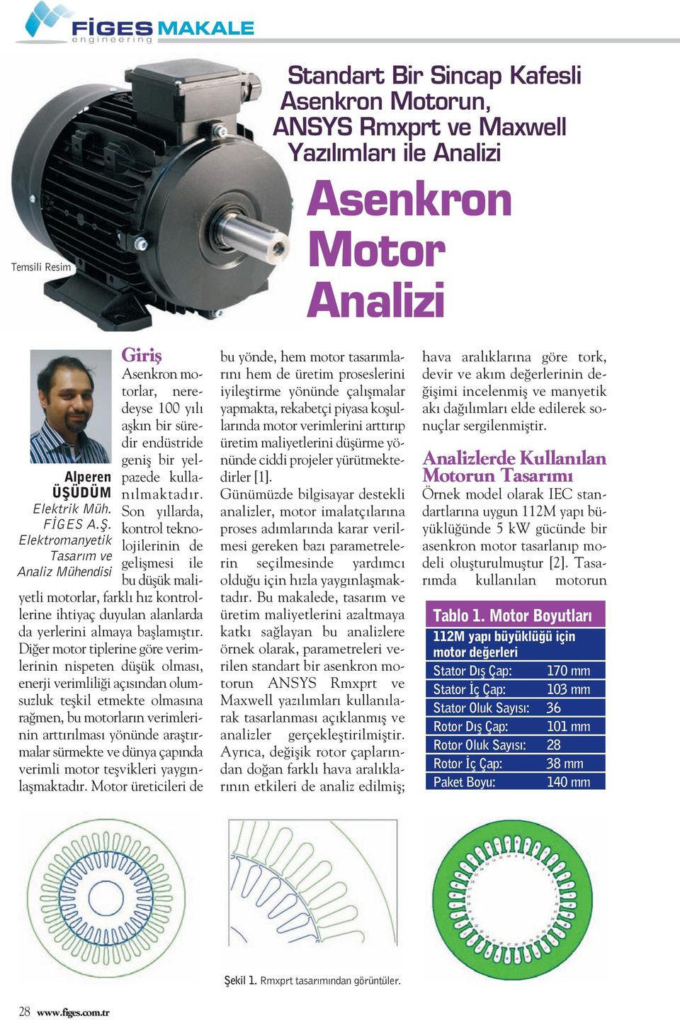 kontrol teknolojilerinin de Elektromanyetik Tasarım ve gelişmesi ile Analiz Mühendisi bu düşük maliyetli motorlar, farklı hız kontrollerine ihtiyaç duyulan alanlarda da yerlerini almaya başlamıştır.