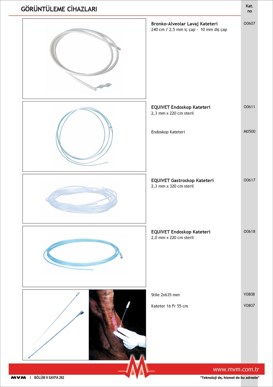 Gastroskop Kateteri O0617 2,3 mm x 320 cm steril EQUIVET Endoskop Kateteri O0618